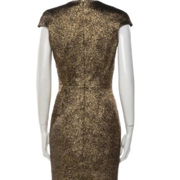 Diane von Furstenberg Metallic Sheath Mini Dress – Hadlie Two – Size 2 NWT - Picture 2 of 8